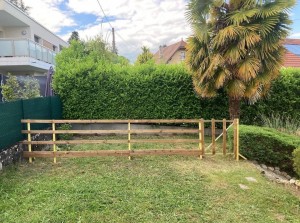 Photo de galerie - Création enclos de jardin 