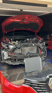 Photo de galerie - Remplacement condenseur de Clim 