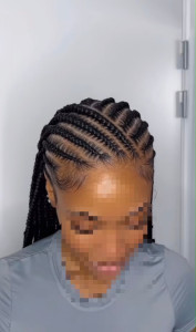 Photo de galerie - Cette coiffure coûte 80€ main d’œuvre avec déplacement 