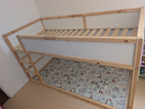 Photo de galerie - Montage de lits enfant en hauteur (ikea)
