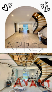 Photo de galerie - Pose de plafond Ratissage peinture 