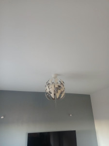 Photo de galerie - Installation d'une lustres 