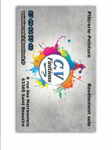 Photo de galerie - Carte de visite entreprise 