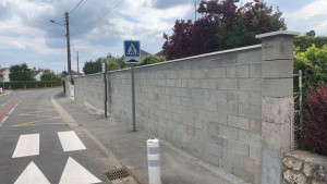Photo de galerie - Création d’un mur de clôture 