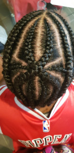 Photo de galerie - Coiffure tresse collées sur cheveux metisse