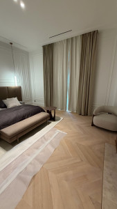 Photo de galerie - Installation de rideau sur rail 