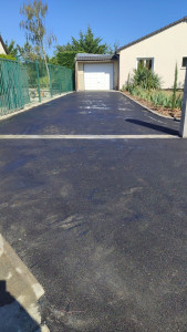 Photo de galerie - Pose d' un enrobé 