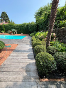 Photo de galerie - Fetyage Paysage –  un jardin taillé avec soin