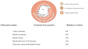 Photo de galerie - Tarifs 