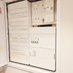 Photo de galerie - Pose de tableau électrique encastré