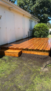 Photo de galerie - Terrasse sur plots 