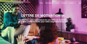 Photo de galerie - Dernier projet en cours. 
Application pour générer simplement des lettres de motivations