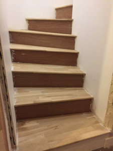 Photo de galerie - Rénovation de l' ancien escalier en plâtre 