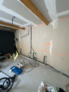 Photo de galerie - Création complète d’arrivée d’eau, dans un studio.