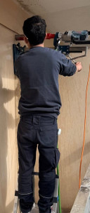 Photo de galerie - Carottage mur pour l'installation clim