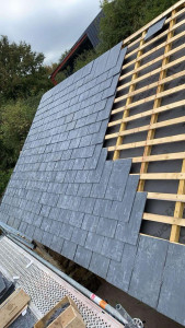 Photo de galerie - Toiture en ardoise 