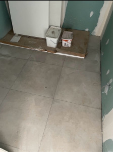 Photo de galerie - Rénovation Sol SdB 2