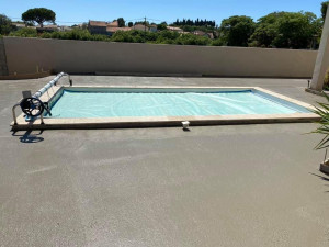 Photo de galerie - Réalisation piscine,dalle béton 