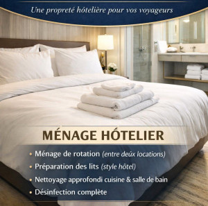 Photo de galerie - Toute les types de nettoyage (Airbnb, chantier,Avant de déménager , après les travaux, les fenêtres, les murs, pas heure où bien en offre..