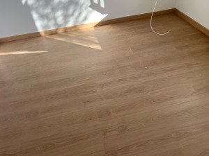 Photo de galerie - Finition de pose parquet flottant 