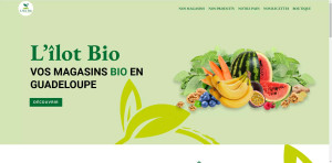 Photo de galerie - Site e commerce l'ilot bio