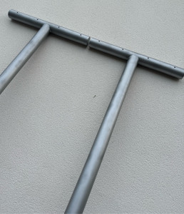 Photo de galerie - Poteaux à linge inox 