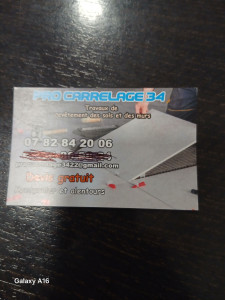 Photo de galerie - Vous recherchez un carreleur sérieux, expérimenté et soigneux pour vos travaux ?

Avec 20 ans d’expérience dans le domaine du carrelage, je vous propose mes services pour tous vos travaux de pose de carrelage, avec un travail propre et soigné.

✅ Pose de 