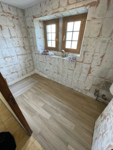 Photo de galerie - Réagréage / carrelage / joint 