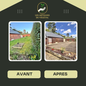 Photo de galerie - Nivellement du terrain avec Engazonement 