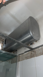 Photo de galerie - Après - Changement Chauffe-eau En Faux Plafond 