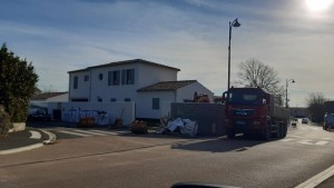 Photo de galerie - Construction de maison neuf. 
terrasement.