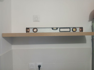 Photo de galerie - Installation étagère 