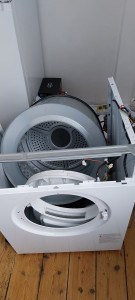 Photo de galerie - Réparation sèche linge après gros problème dans le tambour. 