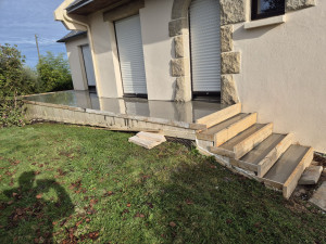 Photo de galerie - Réagréage sur terrasse