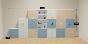 Photo de galerie - Plan 3D Dressing