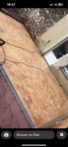 Photo de galerie - Béton matrice bois 