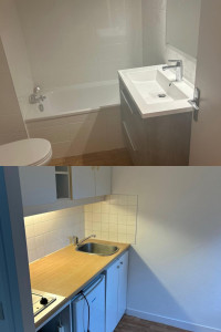 Photo de galerie - Pose de parquet - Revêtement de sol