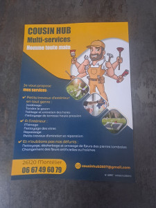 Photo de galerie - Un résumé de mes compétences, n'hésitez pas à me contacter même si ce n'est pas sur mon flyer