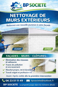 Photo de galerie - Devis au mettre carré.  Forfait 