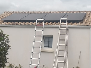 Photo de galerie - Pose de panneaux photovoltaïques 