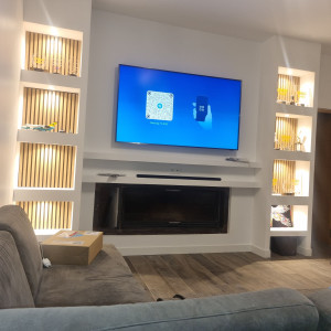 Photo de galerie - Meuble placo plâtre 

