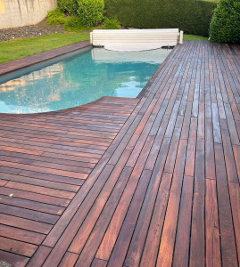 Photo de galerie - Pose Terrasse en bois teck 