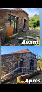 Photo de galerie - Rénovation d’une façade en pierre 