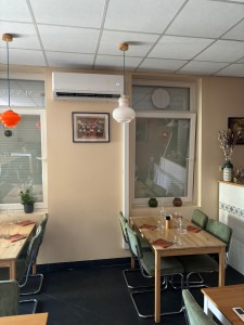 Photo de galerie - Installation climatisation. 