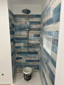 Photo de galerie - Pose receveur de douche 