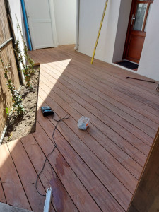 Photo de galerie - Terrasse bois exotique