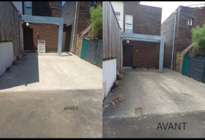 Photo de galerie - Entretien mur et dallage ✅️