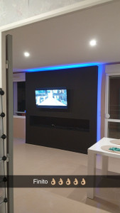 Photo de galerie - Meuble TV placo