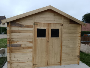 Photo de galerie - Montage de chalet en bois 