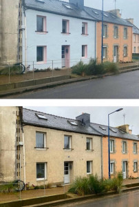 Photo de galerie - Mise peinture façade 